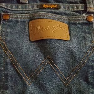Wrangler blue jeans